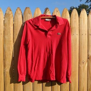 Lacoste Long Sleeve Quarter-Button Up